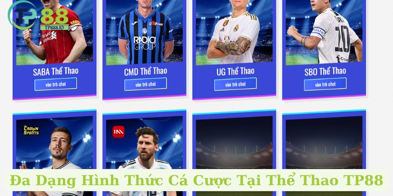Đa Dạng Hình Thức Cá Cược Tại Thể Thao TP88